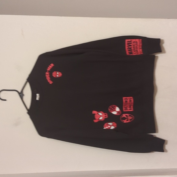 Spiderman Other - Spiderman black sweater size small
